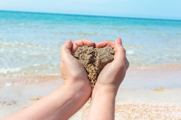 Sand in hand