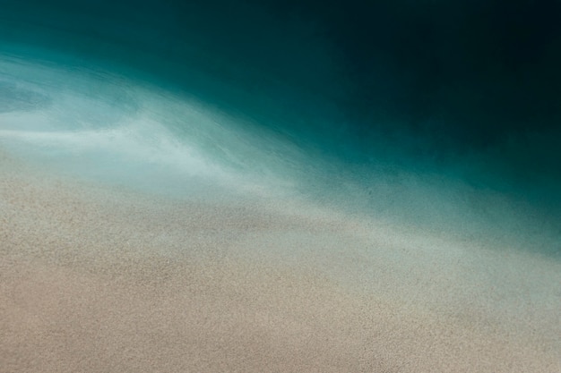 砂と海の水彩テクスチャの背景