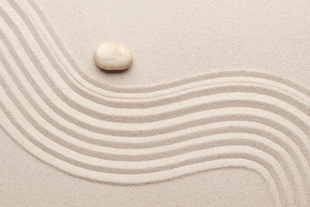 Free photo sand surface texture background art of balance concept