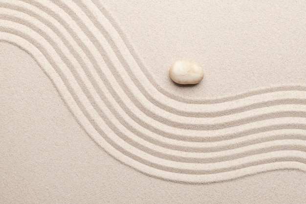 Бесплатное фото Песок поверхность текстура фон искусство баланса концепции