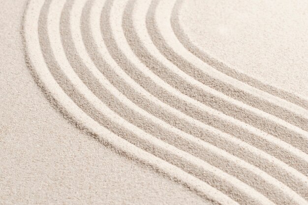 Sand wave nature textured background in wellness concept