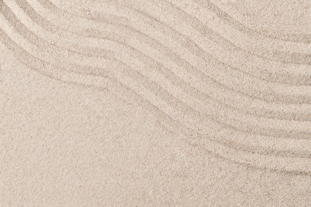 Sand wave nature textured background in wellness concept