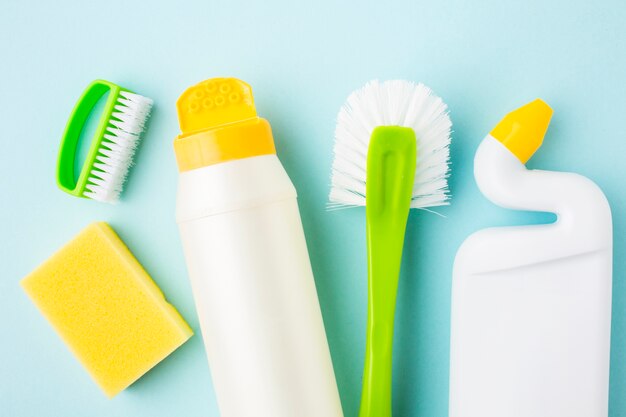 Sanitary products close up