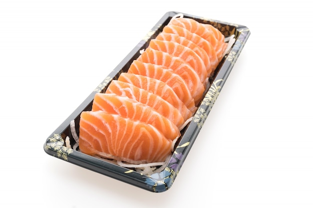 Free photo sashimi preparation sushi trout red