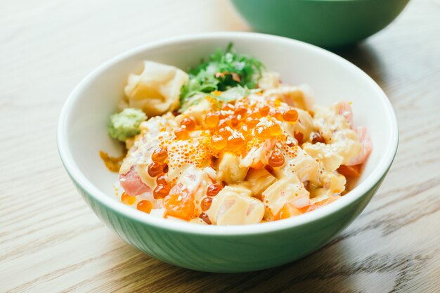 Sashimi rice bowl