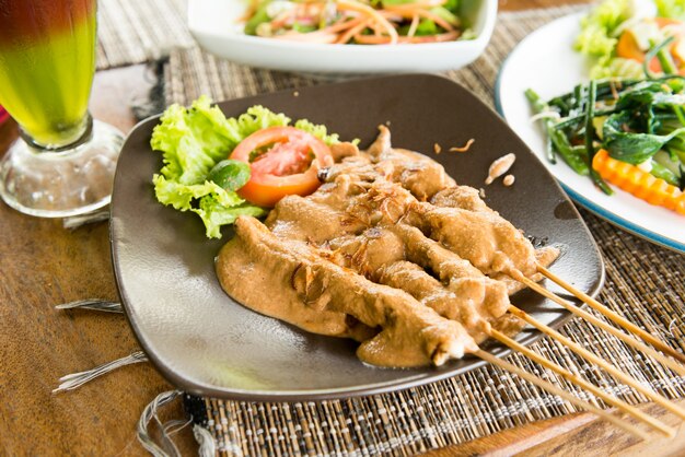 Sate Ayam-발리의 유기농 식품