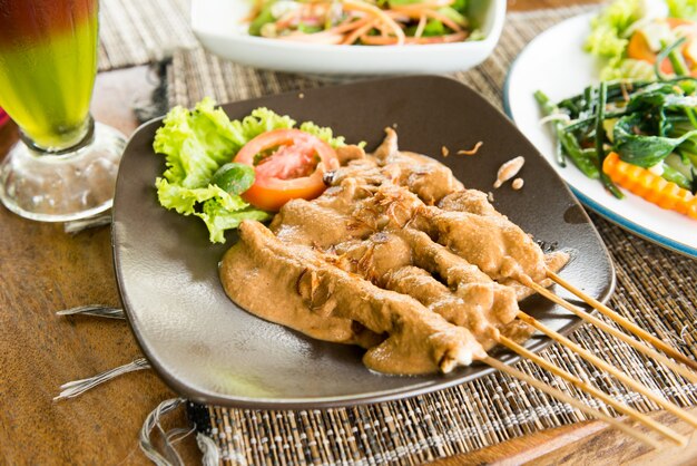 Sate Ayam  - バリ島の有機食品