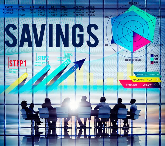 Saving Economy Finance Profit Banking Concept