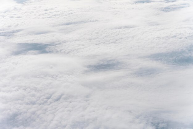 Scattered clouds on blue sky