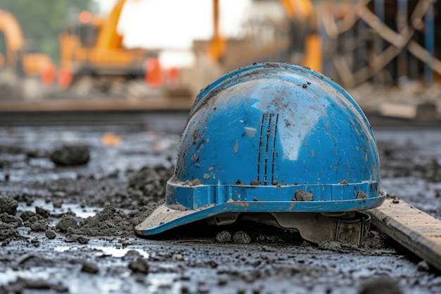 Free photo scene of construction site with equipment