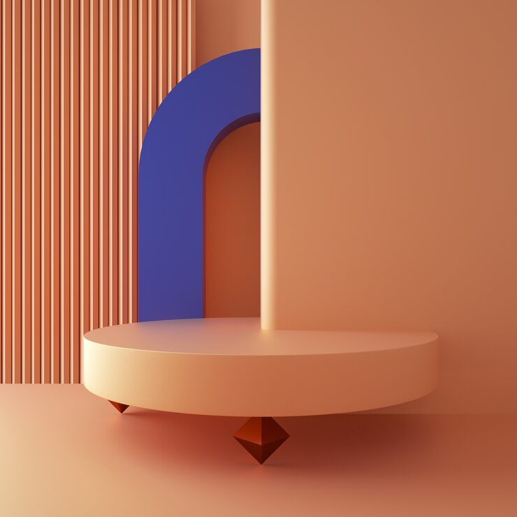 Free Photo scene with minimalist podium