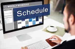 Free photo schedule organization planning list to do concept