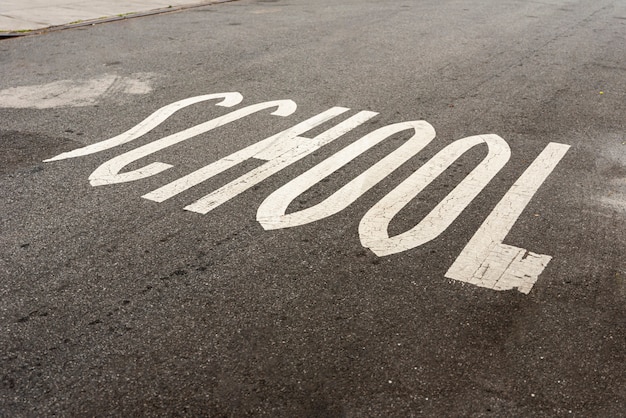 School street sign 