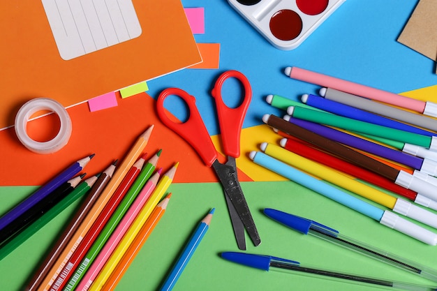 Free photo school supplies for art classes