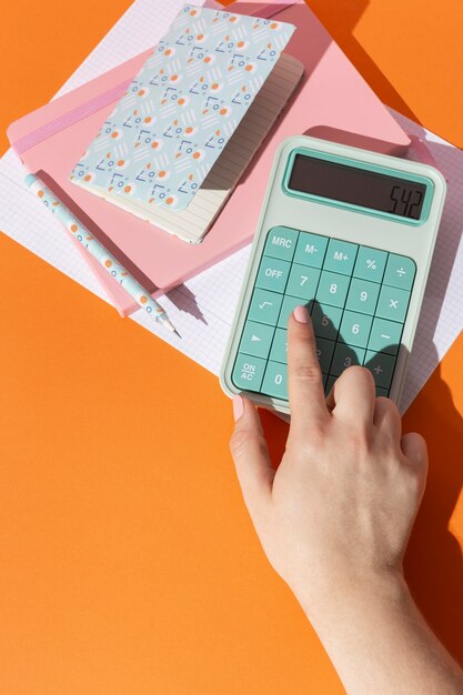 school supplies assortment on the table