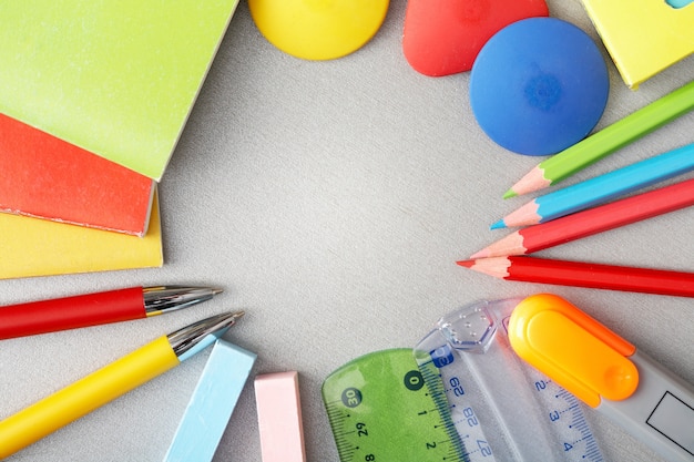 Free photo school supplies background