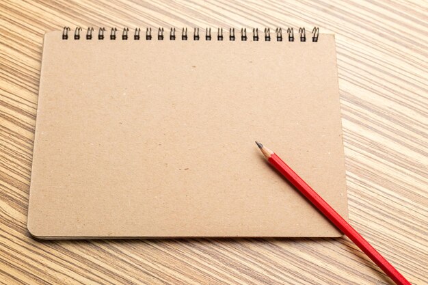 School supplies on wooden background