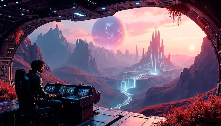 無料Photo sfファンタジーの風景