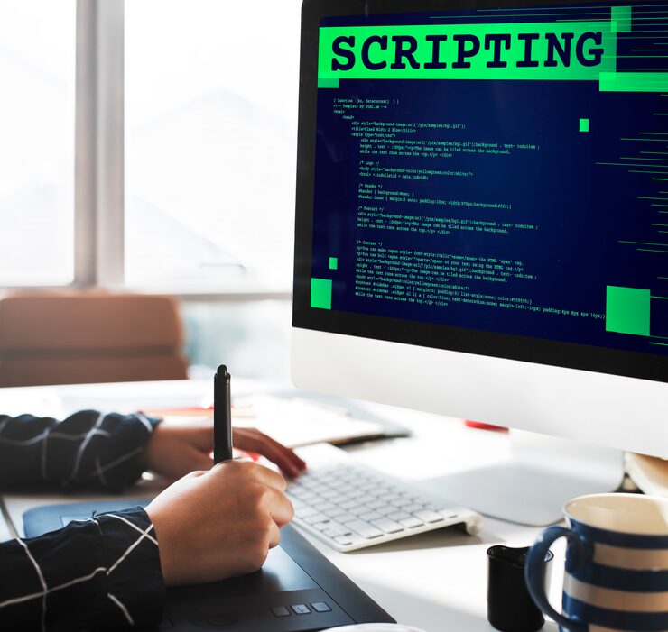 Free Photo scripting computer language code programming developer technology concept