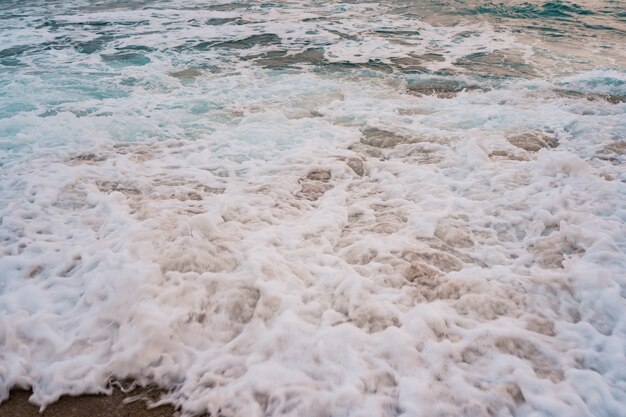 Sea and Blue Sky Background.