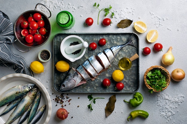 Seafood cleaning process in the kitchen