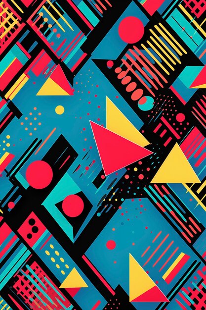 Seamless abstract pattern design