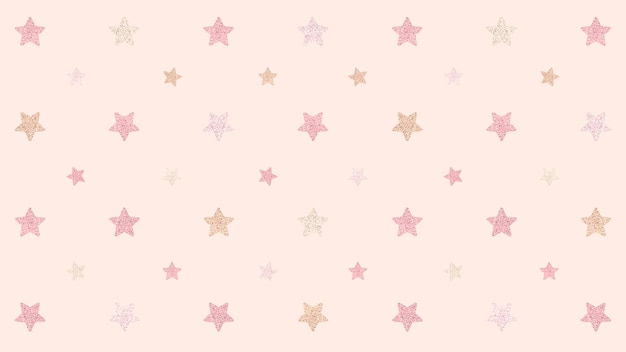 Free photo seamless glittery pink stars background design resource