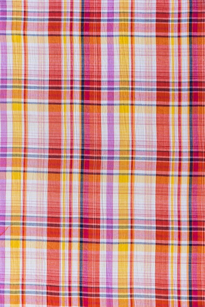 Бесплатное фото Бесшовный текстильный узор из тартана
