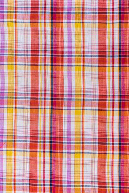 Seamless tartan pattern textile