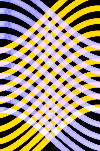 Seamless wave pattern of neon tube