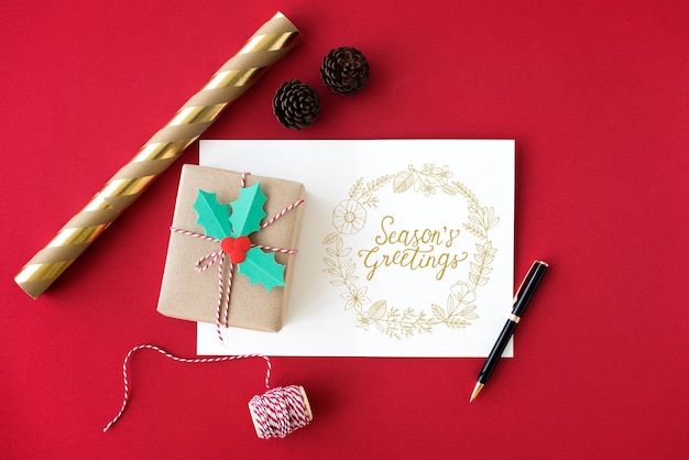 Season greeting cheers gift cards