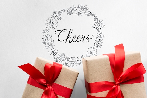 Season Greeting Cheers Gift Cards