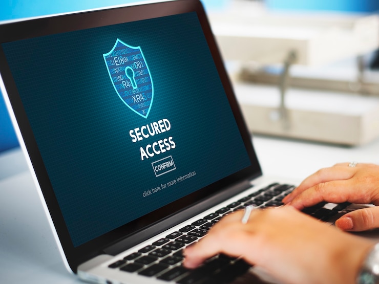 Free Photo secured access accessibility analysising browsing concept