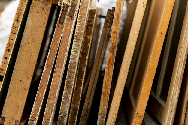 Selection of wooden slabs