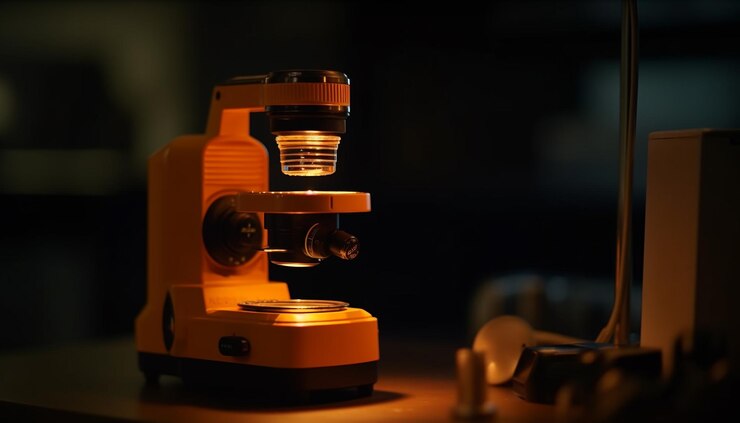 Free Photo selective focus on fresh coffee making equipment generated by ai