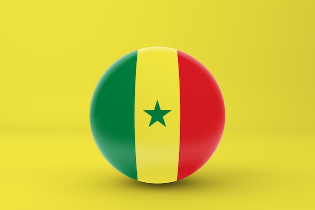 Foto gratuita bandiera senegalese