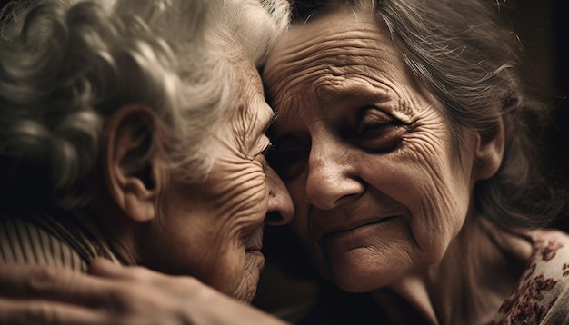 Пожилые люди относятся к процессу старения с любовью, созданной искусственным интеллектом