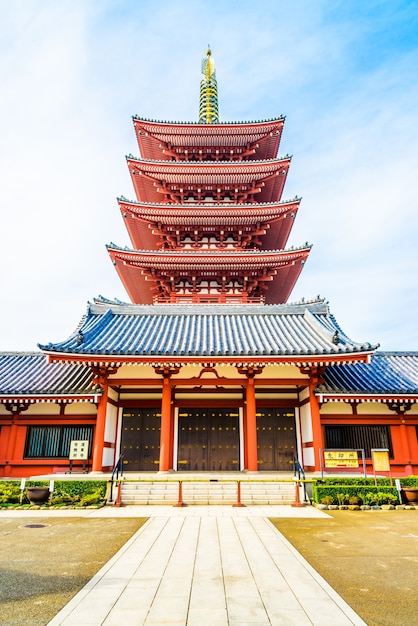 Foto gratuita tempio sensoji