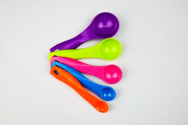 Free photo separate spoons