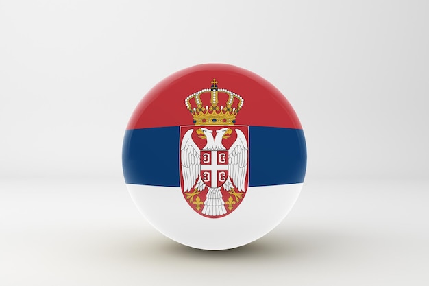 Bandiera della serbia