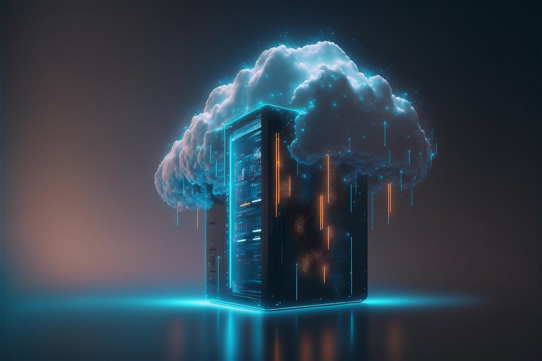 explosion of server cloud data storage