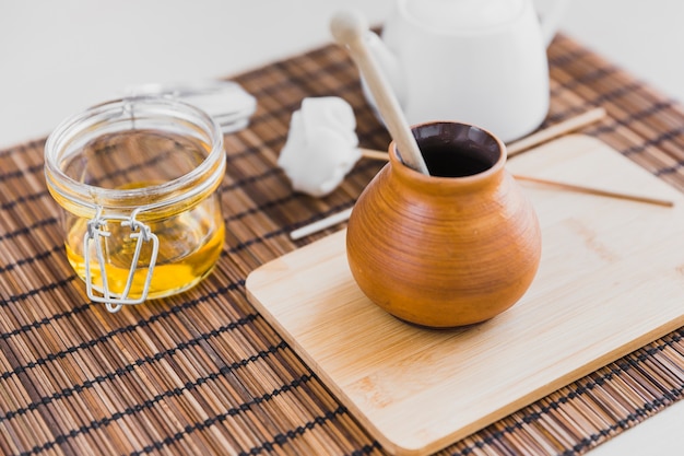 Set of aromatherapy supplies