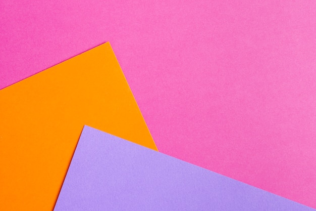 Set of colorful paper sheets