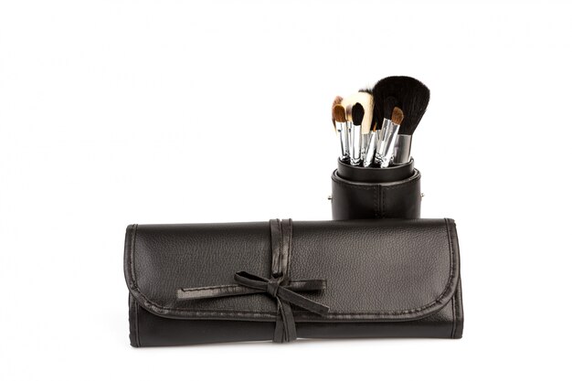 Set of cosmetic paint brush for makeup