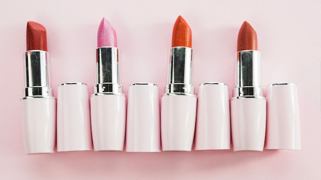 Set of lipsticks