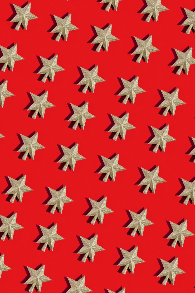 Free Photo set of ornament grey stars with shades 