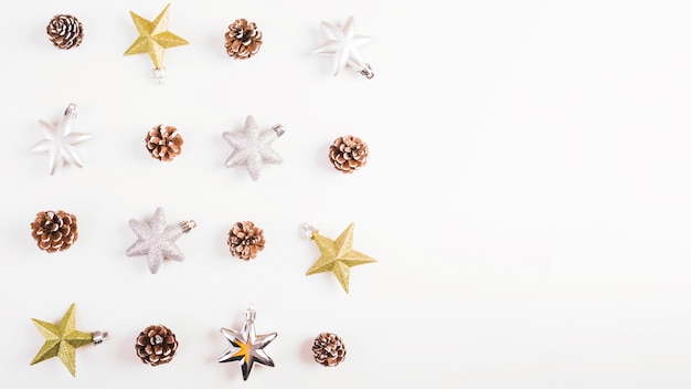 Free photo set of snags and ornament stars