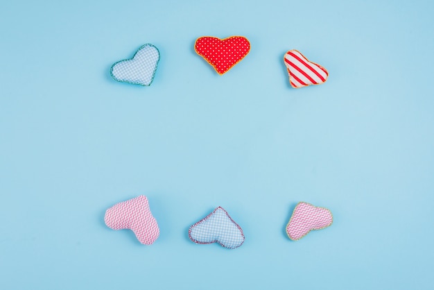 Set of toy hearts