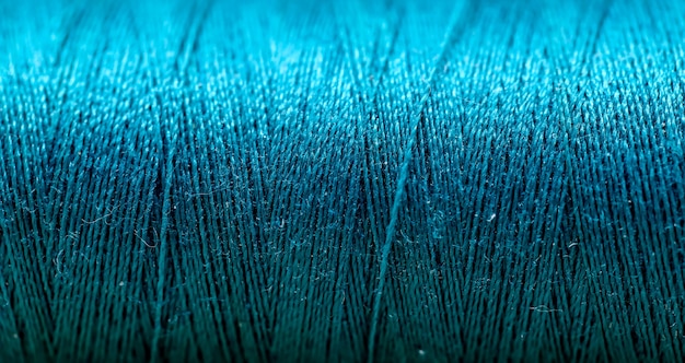 Sewing threads closeup