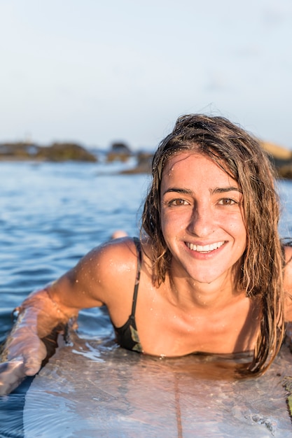 Sexy surfer girl